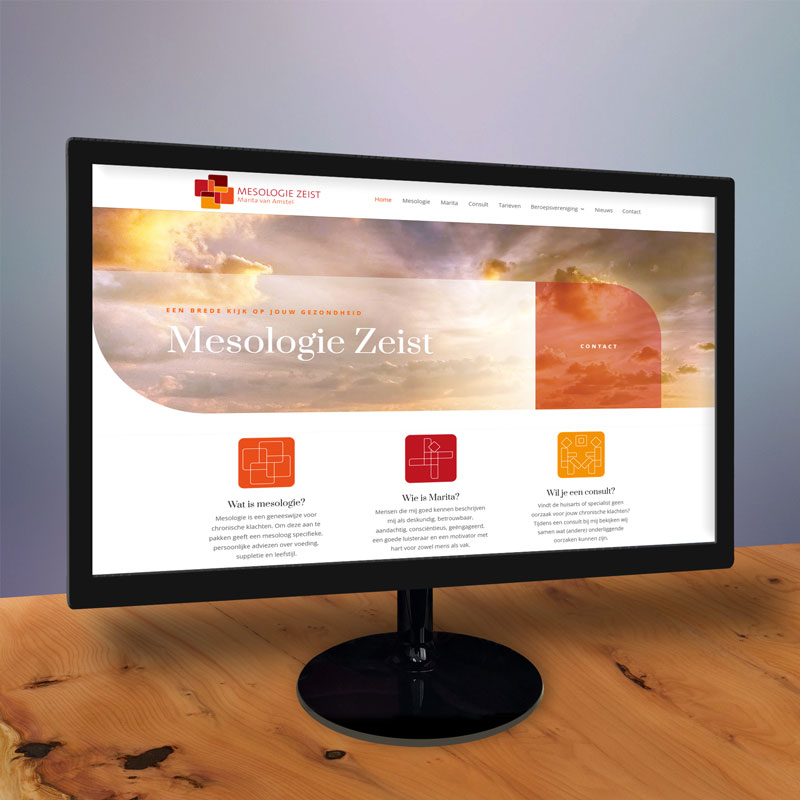 Mesologie Zeist website desktop Nimas Stationary